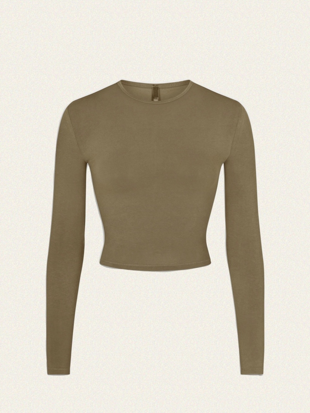 Skims New Vintage Cropped Long-Sleeve T-Shirt